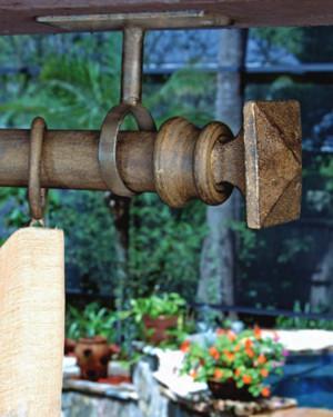 Menagerie Outdoor Curtain Rods