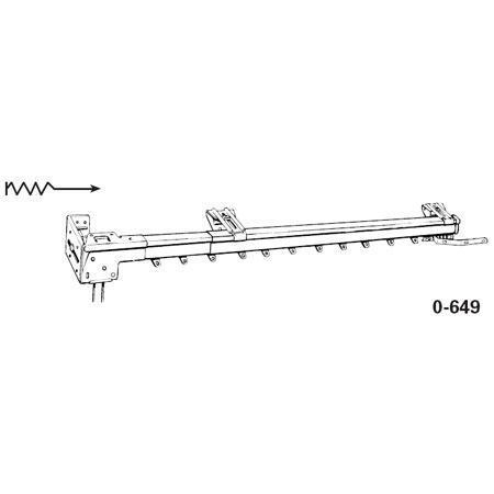 Graber Super Heavy Duty One Way Left Traverse Rods