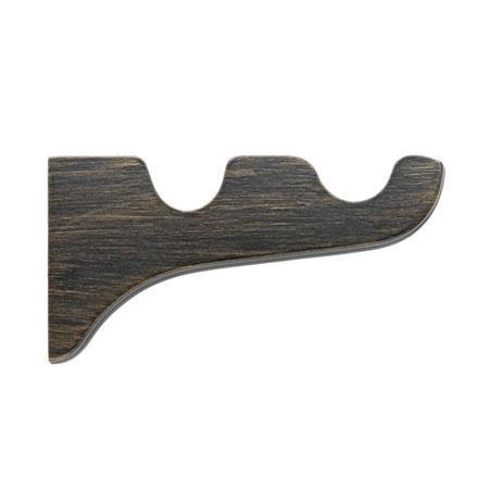 Select 1 3/8" Double Bracket For 1 3/8" Wood Drapery Poles