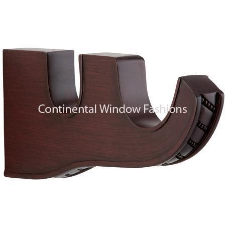 Paris Texas Hardware Quick Ship 1 3/8 Inch Williams 6 Inch Return Double Bracket