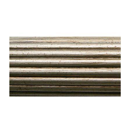 House Parts 8 Foot - 2 1/4" Reeded Wood Pole For Curtains