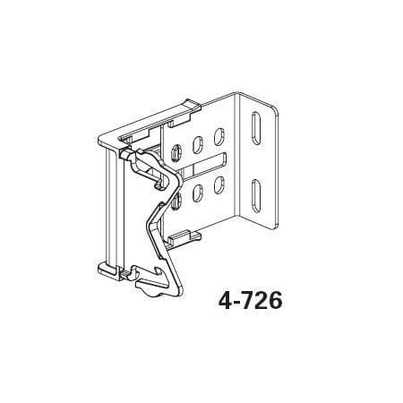 Graber Bracket with 2-3 Clearance for 2 1/2 Dauphine Rod