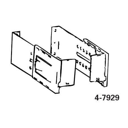 Graber Bracket with 3 1/2-6 Clearance for 4 1/2 Dauphine Rod