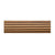Select 4 Foot Reeded 2 1/4" Wood Drapery Pole