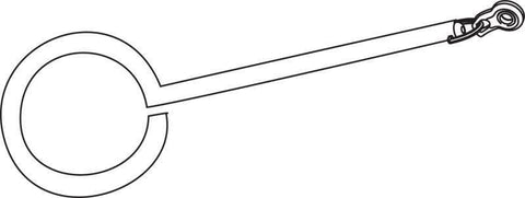 Forest Group 1/2 Inch Diameter ADA Acrylic Wand 48 Inch With Adaptor