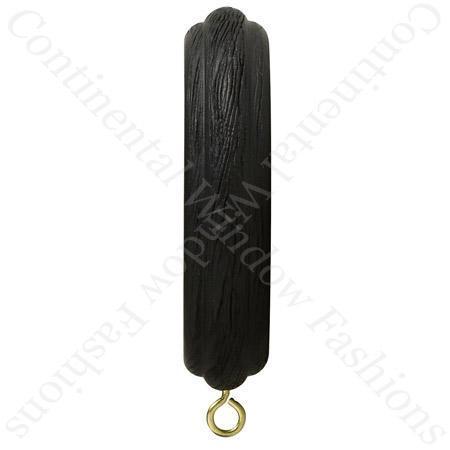Kirsch Urban Comforts Wood Ring with Clip