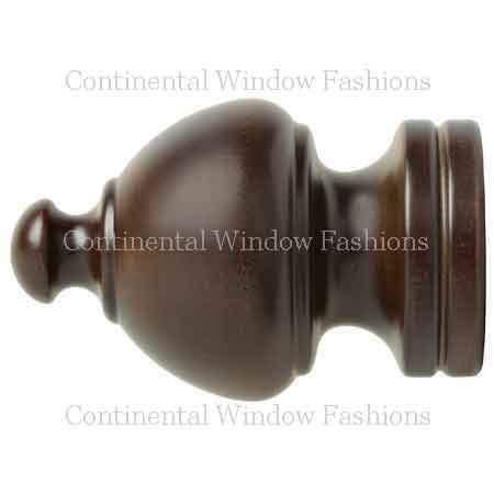 Kirsch Sherwood Finial for 2 inch pole