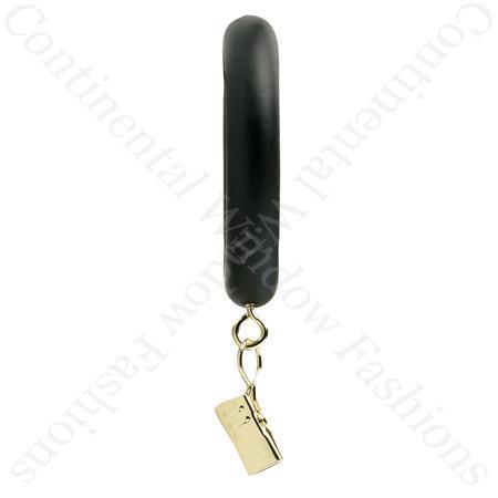 Kirsch Urban Comforts Wood Ring with Clip