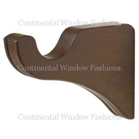 Kirsch 1 3/8 Inch Wood Trends Standard Wood Bracket