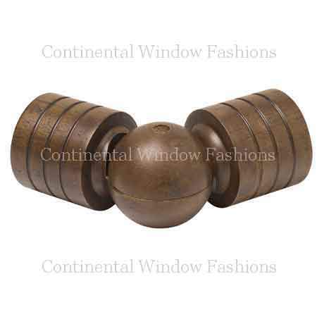 Kirsch 1 3/8 Inch Wood Trends Swivel Socket for Wood Poles