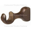 Kirsch 1 3/8 Inch Wood Trends Euro Style Wood End Brackets