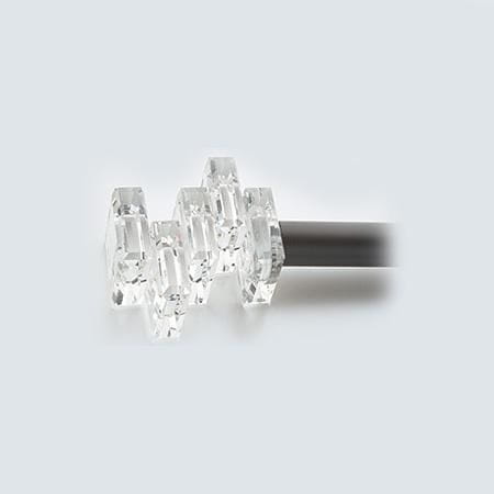 Iron Art By Orion 791 Bohemia Crystal-Glass Finial