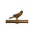 Iron Art by Orion Movable Bird Finial (2" Diameter)