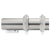 Kirsch 2 Inch Designer Metals Decorative Traverse Rod with Ring Slides (Satin Nickel) (5 1/2 Inch)