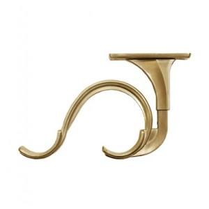 Kirsch Designer Metals 1 3/8 Inch Double Decorative Bypass Ceiling Bracket