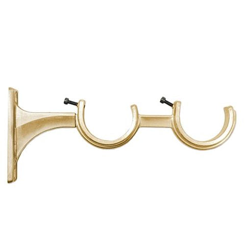 Kirsch Designer Metals 1 3/8 Inch Double Decorative Bracket