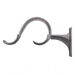 Kirsch Designer Metals 1 3/8 Inch Double Decorative Bypass Bracket
