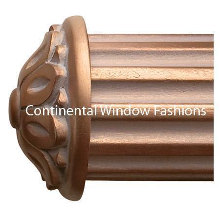 Paris Texas Hardware 2 ¼ Inch Portfolio Large Carved End Cap