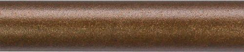 ONA Drapery 3/4 inch Round Wrought Iron Rod, Special Finishes