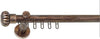 Paris Texas Hardware Quick Ship 1 Inch Single Center Draw Traverse Rod