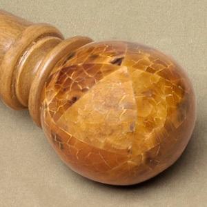 Robert Allen Polynesian Penshell Finial - Pair