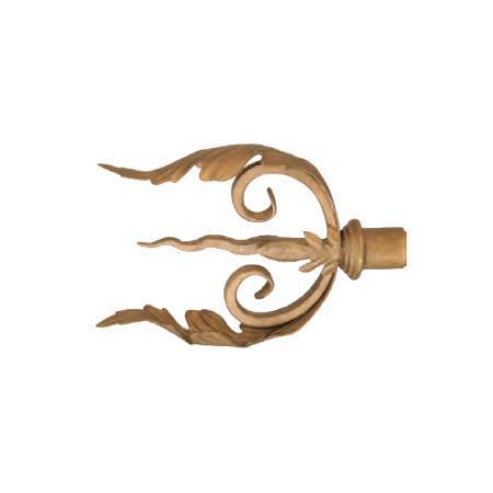 Menagerie Side Leaf Finial