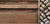 Finial Company 2 1/4 Inch Wide Reeded Wood Poles (Walnut Gold with Gray Accents)