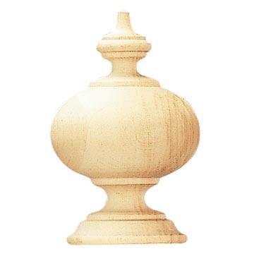 Vesta Highland Timber Finial ABERDEEN 3 1/8D 5L