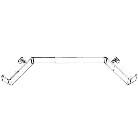 Kirsch Continental II Bay Window Curtain Rod