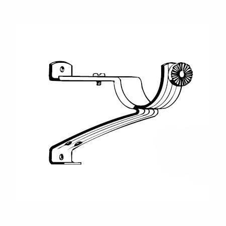 Graber Adjustable Café Curtain Rod Bracket