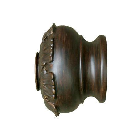 House Parts Candler Finial For 2 1/4" Drapery Poles