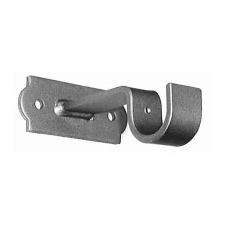 ONA Drapery Custom Horizontal Deco Base Wrought Iron Adjustable Center Support Bracket