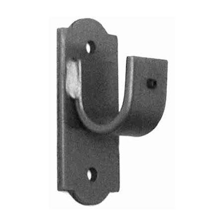 ONA Drapery Vertical Deco Base Tapestry Wrought Iron Curtain Rod Bracket