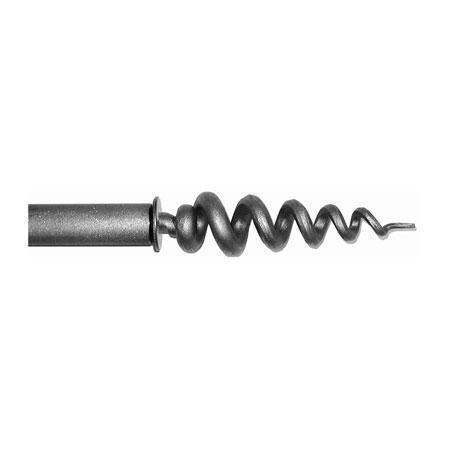 ONA Drapery 3/4 - 1 inch Wrought Iron Cork Screw Finial