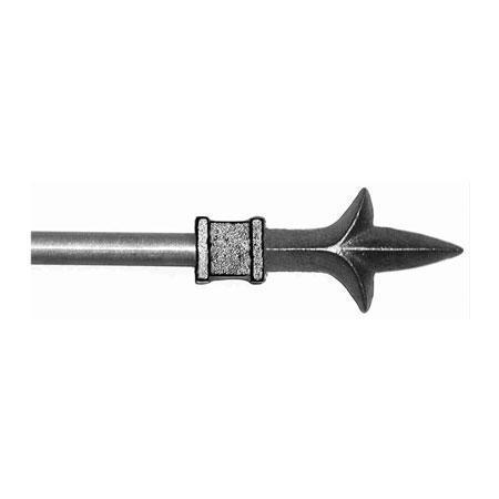 ONA Drapery 1/2 inch Wrought Iron French Finial