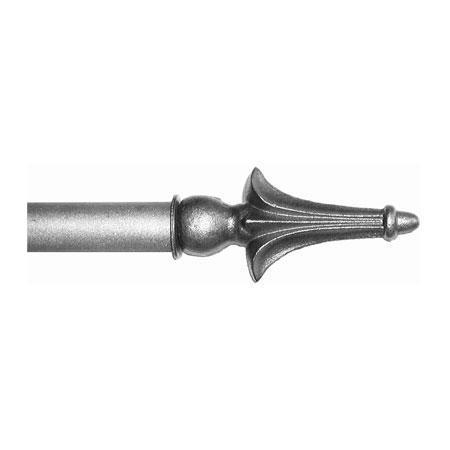 ONA Drapery 3/4 - 1 inch Wrought Iron Joust Finial
