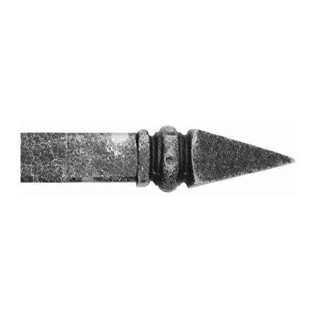 ONA Drapery 3/4 - 1 inch Wrought Iron Pyramid Finial