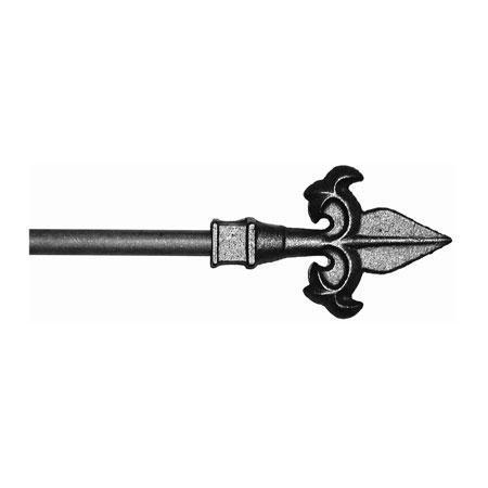 ONA Drapery 1/2 inch Wrought Iron Spanish Finial