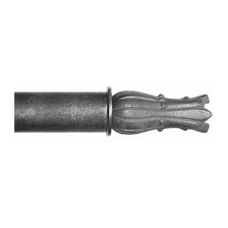 ONA Drapery 1 5/8 inch Wrought Iron Tulip Finial