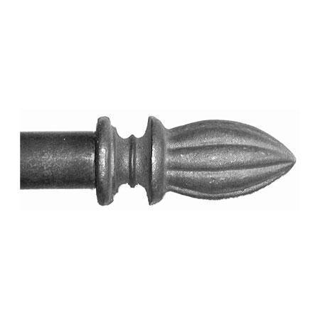 ONA Drapery 1 5/8 inch Wrought Iron Turban Finial