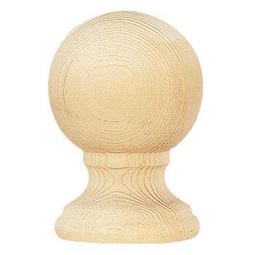 Vesta Highland Timber Finial NACHES 2 7/8D 4 1/2L