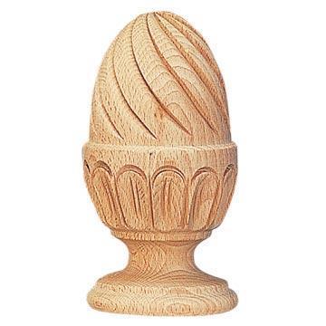 Vesta Highland Timber Finial NAVARRO 3D 5 1/2L