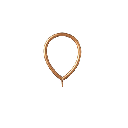 Finial Company Steel Collection Smooth Oval Ring 1 1/2" - 1 3/4"