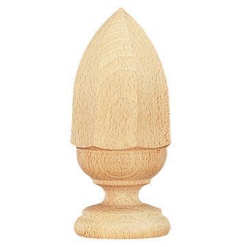 Vesta Highland Timber Finial San Sebastian 3 3/4 Inch Diameter 7L