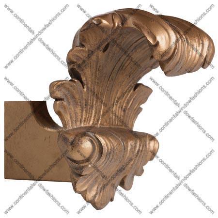 Kirsch Buckingham Leaf Corinthian Scarfholder