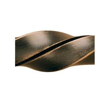 Finial Company Steel Collection Twist Channel Tube for 1 1/2"-1 3/4" Finial