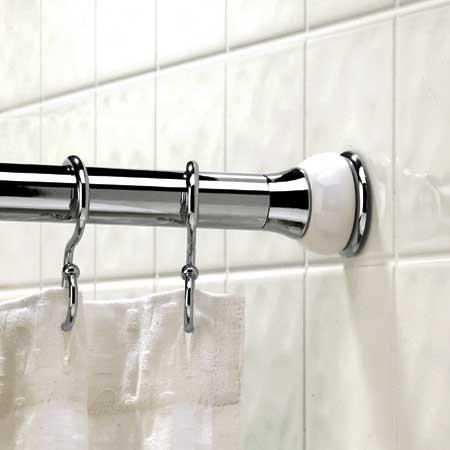 Spring Tension Shower Curtain Rod