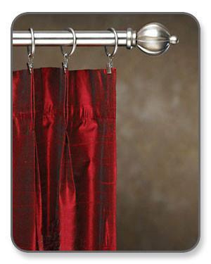 Cassidy West Contemporary Metal Adjustable Curtain Rods