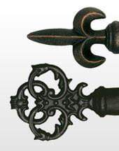 House Parts 1 inch Wrought Iron