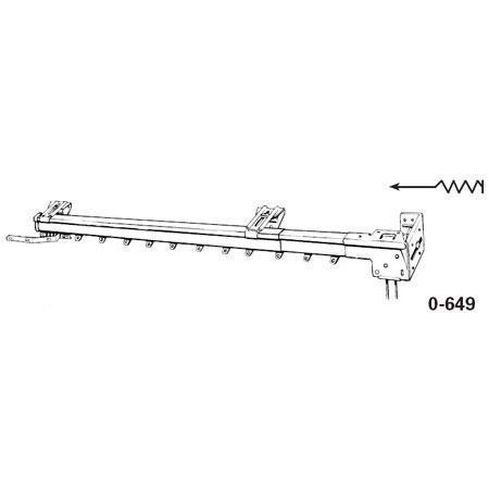 Super Heavy Duty One Way Right Traverse Rods